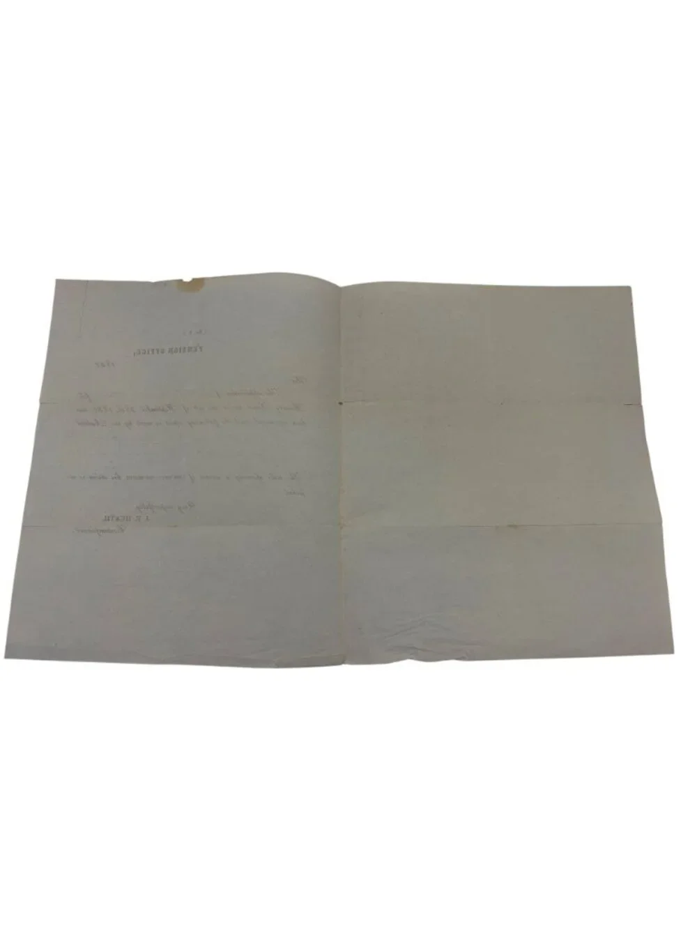 1852 US Pension Office Letter Bounty Land Claim Rejected Syracuse NY US Gov Doc - Picture 3 of 7